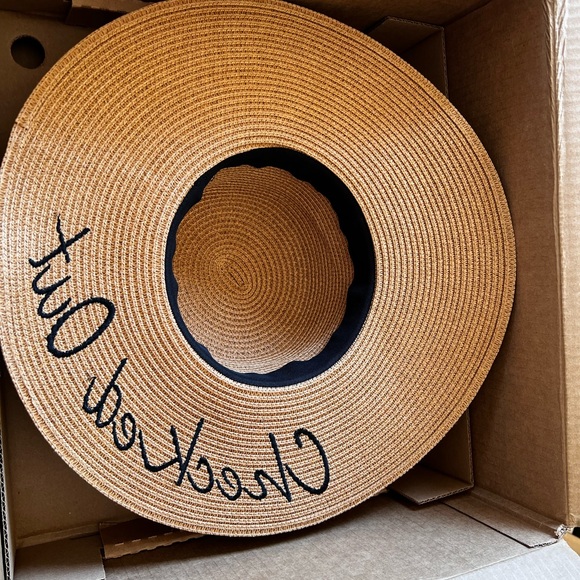 Saks 5th Ave Beach sunhat Sun Hat - Picture 12 of 12